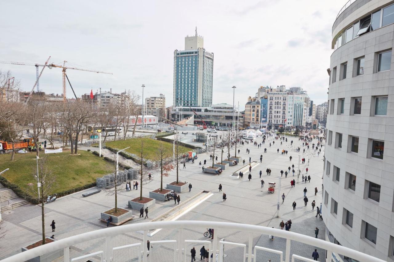 Apartament Great View Of Taksim Square, Luxury Furnished On Main Street Of Taksim, Partial Sea View Stambuł Zewnętrze zdjęcie