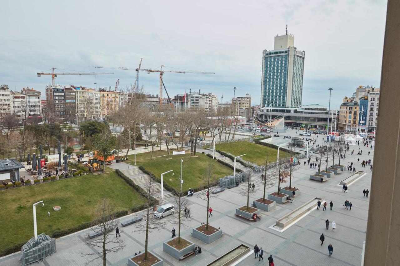 Apartament Great View Of Taksim Square, Luxury Furnished On Main Street Of Taksim, Partial Sea View Stambuł Zewnętrze zdjęcie